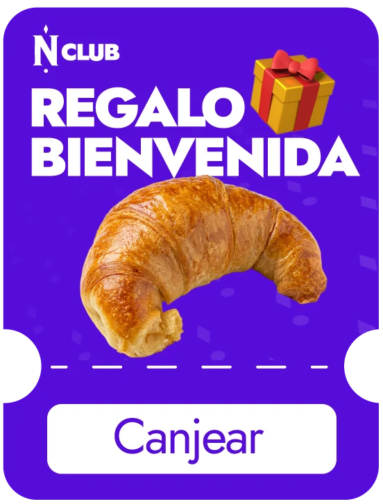 Cupón de bienvenida: una medialuna gratis en tu primera visita
